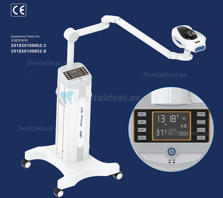 2019 Nuevo Móvil Acelerador dental para blanquear los dientes Temperatura constante